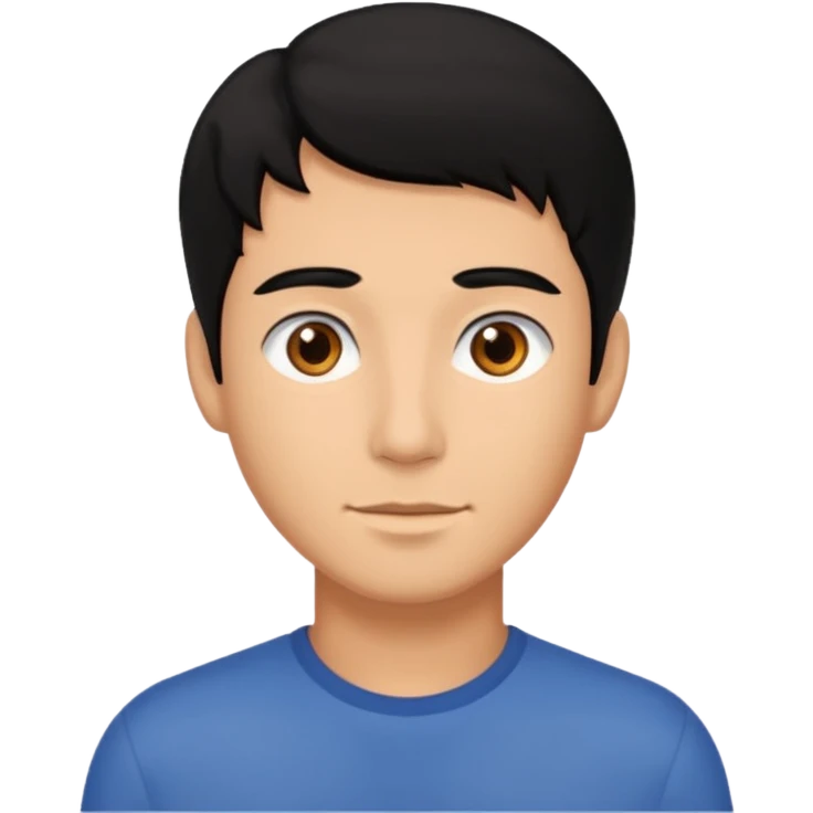 The Walking Man black hair  emoji
