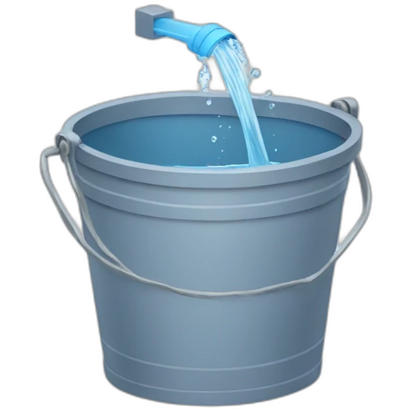 bucket of water emoji
