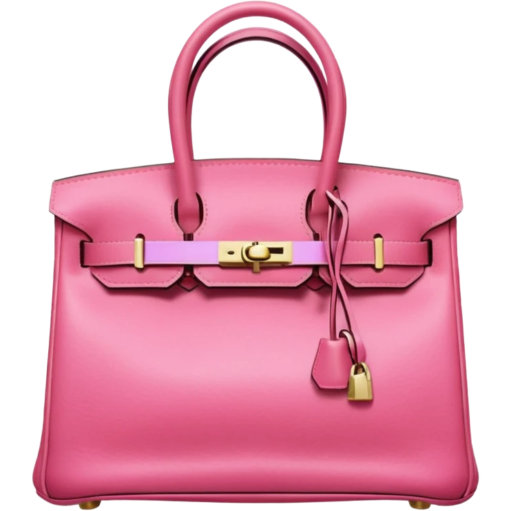birkin bag pink ultra K emoji