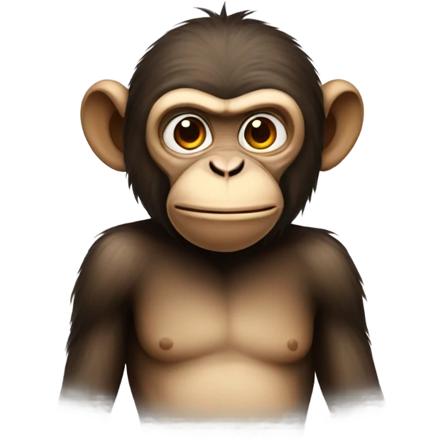 Monkey looking with attitude  emoji