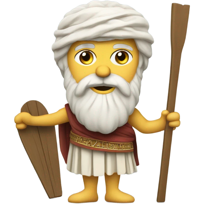 Socrates on skis  emoji