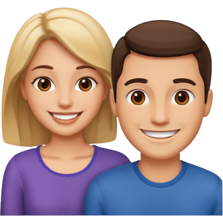 woman looking at man emoji