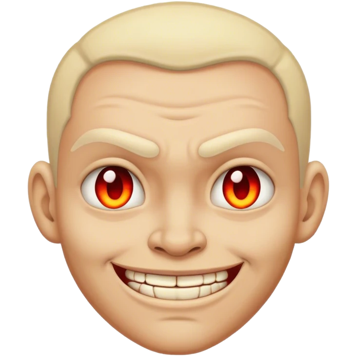 Evil smirk emoji