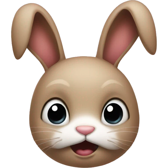 bunny unhappy emoji