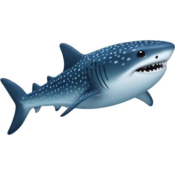 Make a whale shark emoji emoji