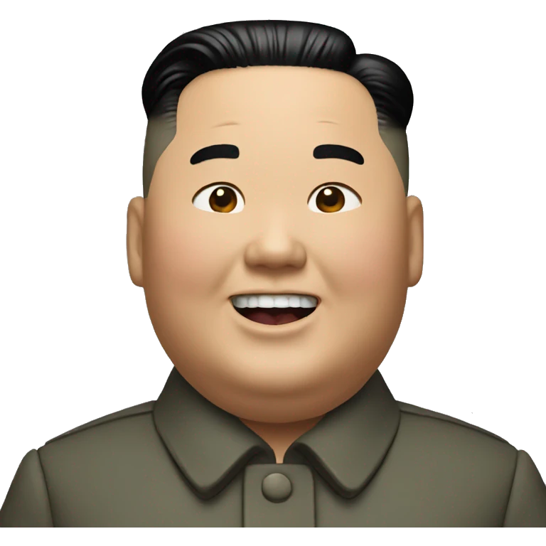 Kim Jong Un satisfied emoji