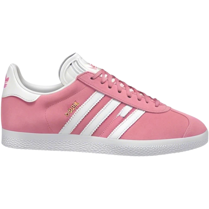 pink adidas gazelle emoji