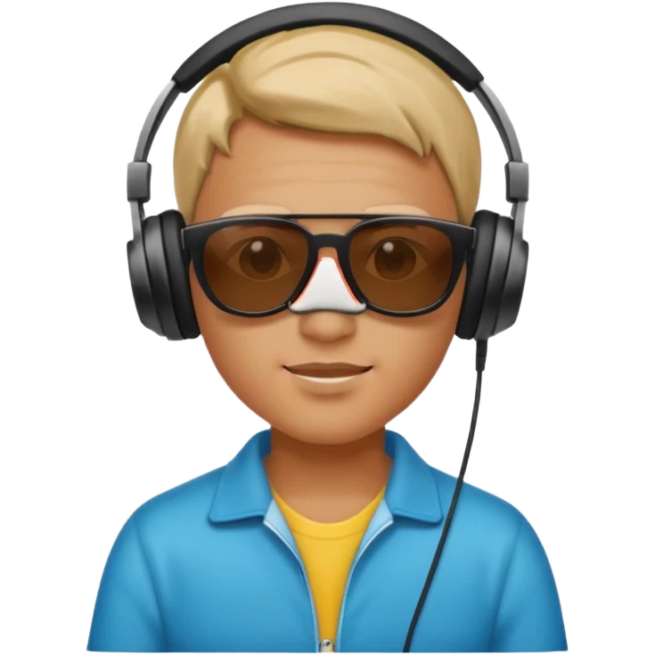 😎🎧 emoji