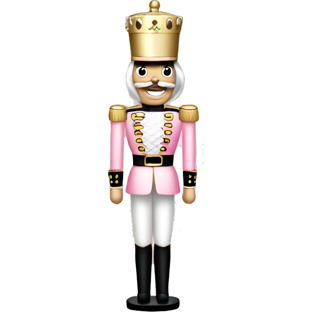 Light pink nutcracker emoji