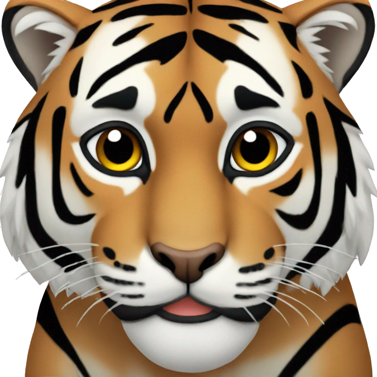 Tigre negro emoji