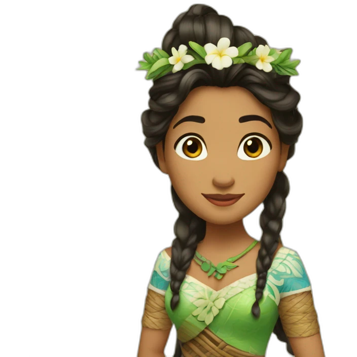 Princesse vaiana emoji