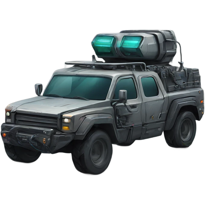cyber punk 6x6 Truck emoji
