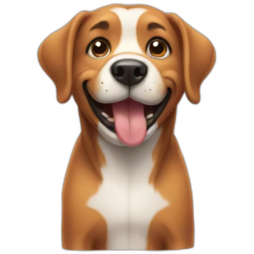 dog big smile emoji