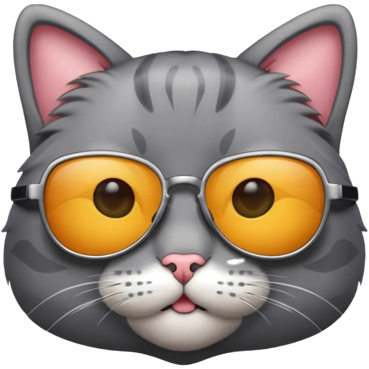 Cat wearing sunglasses emoji