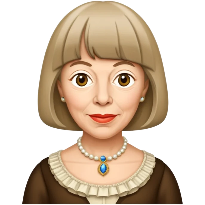 Frances de la Tour is madame maxime in harry potter emoji