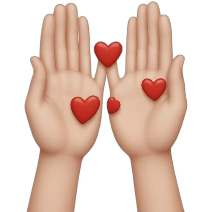 Two Hand Heart  emoji