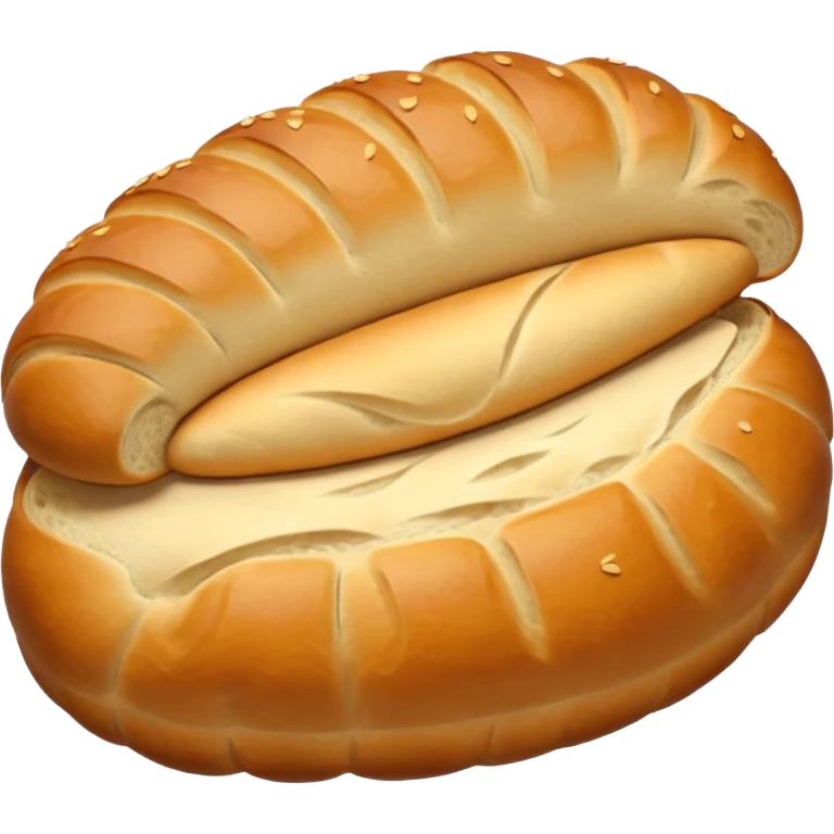 bread loaf taking a nap emoji