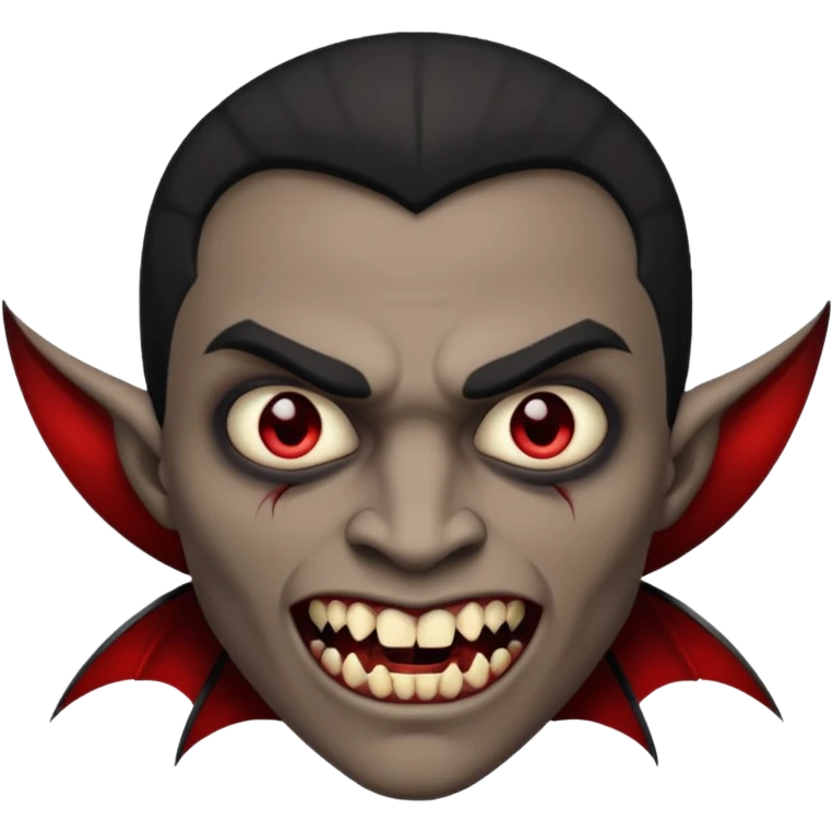 Black man Vampire emoji
