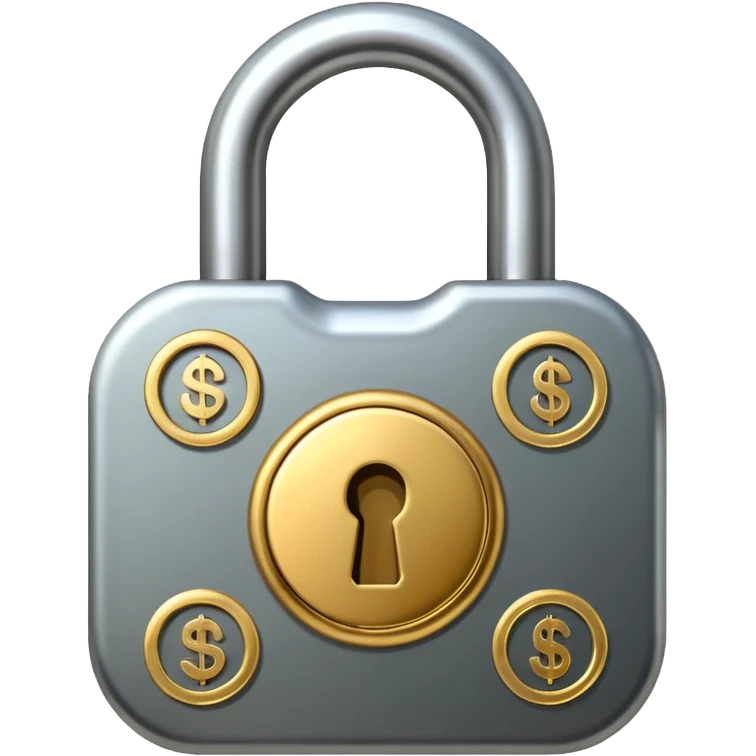 Lock with money symbol emoji