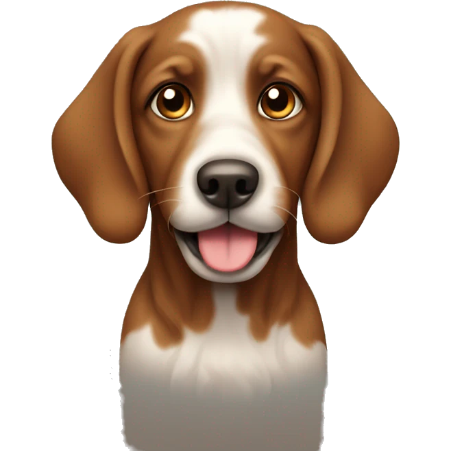 Doodle dog brown emoji
