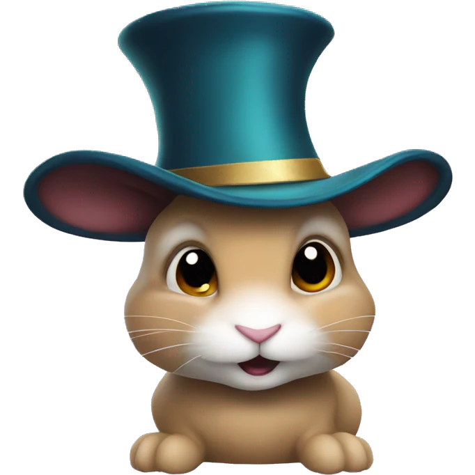 magic hat rabbit emoji