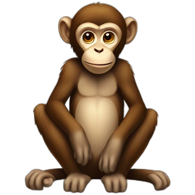 sitting-monkey emoji