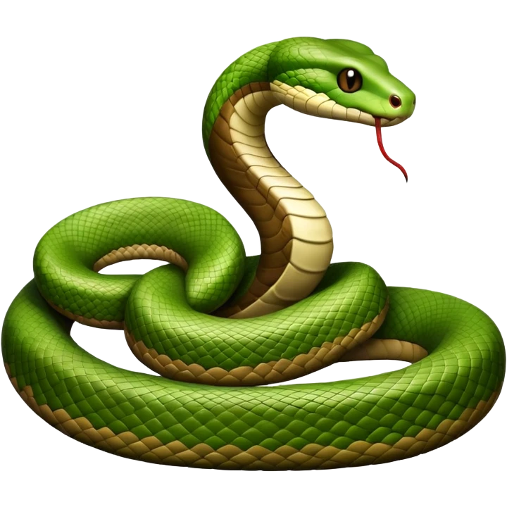 Snake with butt emoji