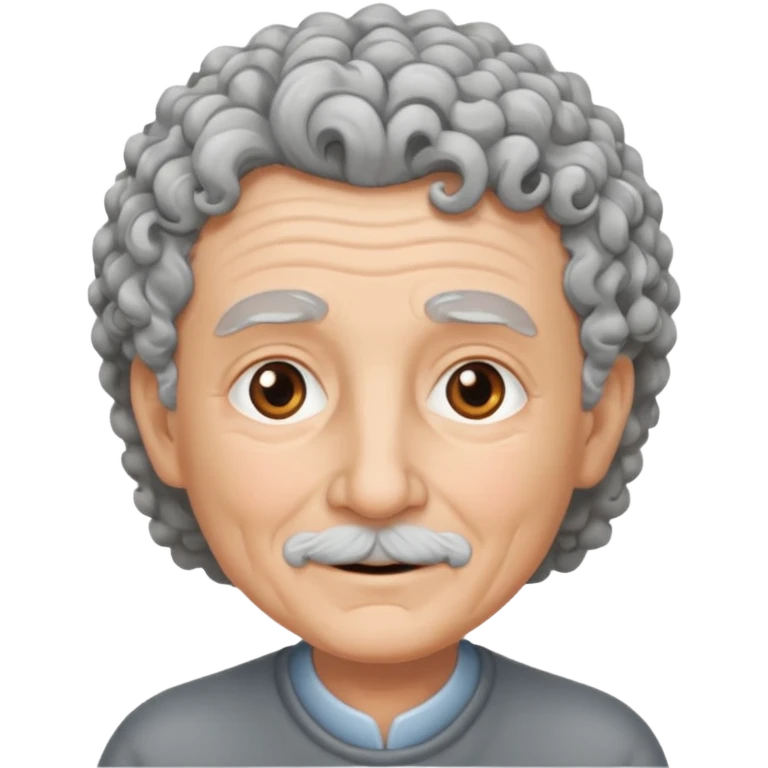 elderly curly emoji