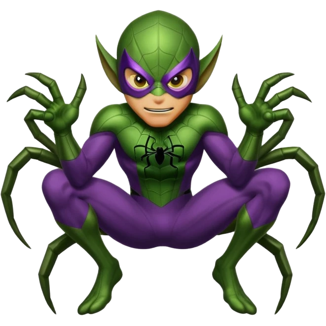 green goblin spider man emoji