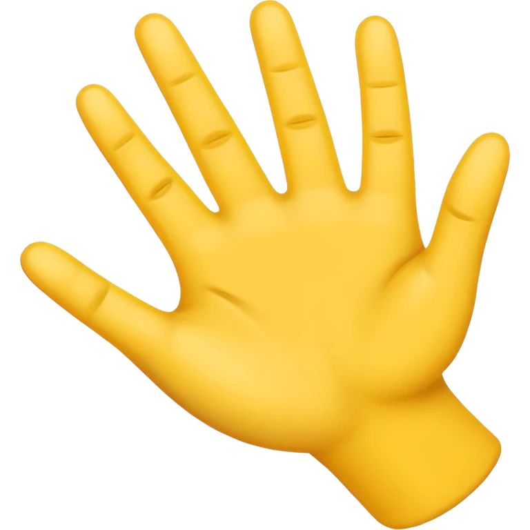 Hand emoji with the number 8 emoji