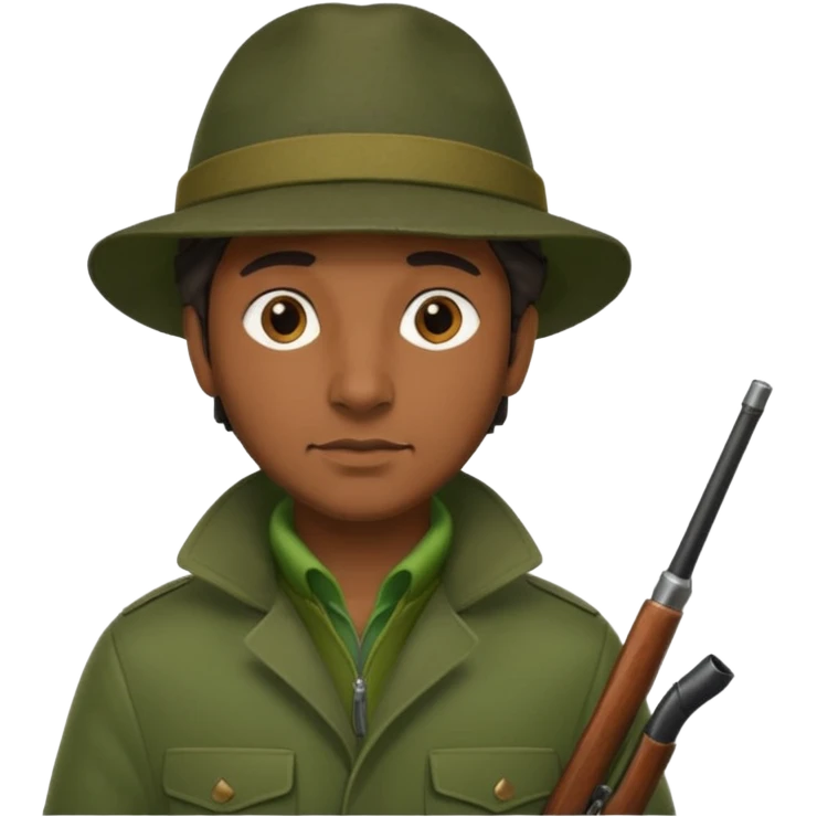 Italian hunter, darker skin emoji