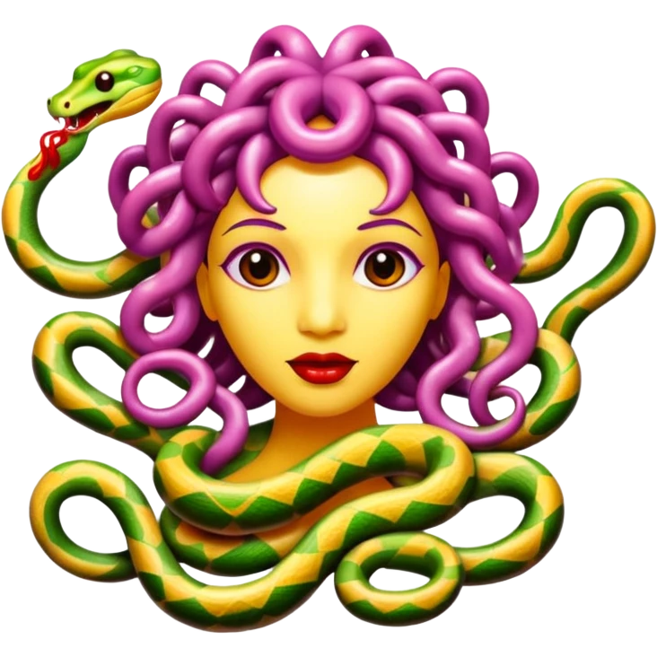  Medusa snake are made of jelly and candy  emoji