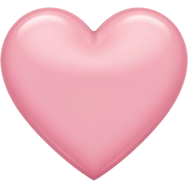 Light pink heart emoji