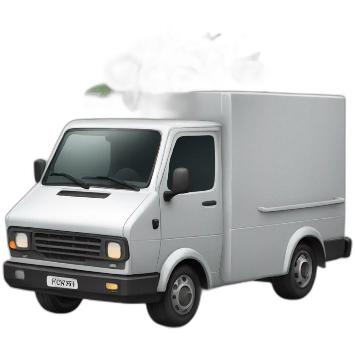 delivery-car-with-fruit-bouquet emoji