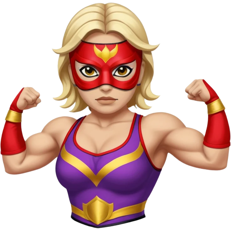 Lucha libre mujer blanca emoji