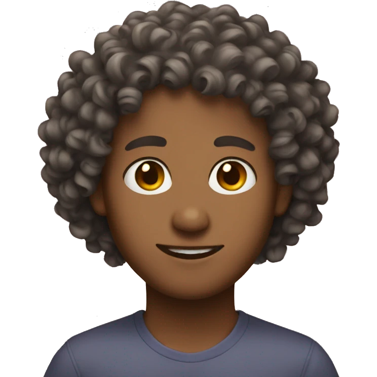 curly hair  emoji