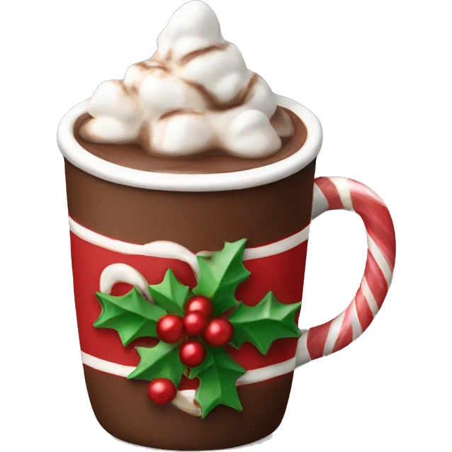 Christmas hot chocolate  emoji