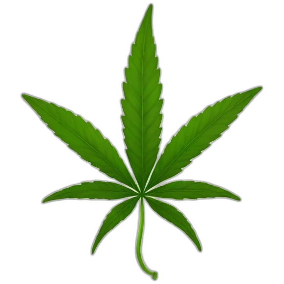 flor de marihuana emoji