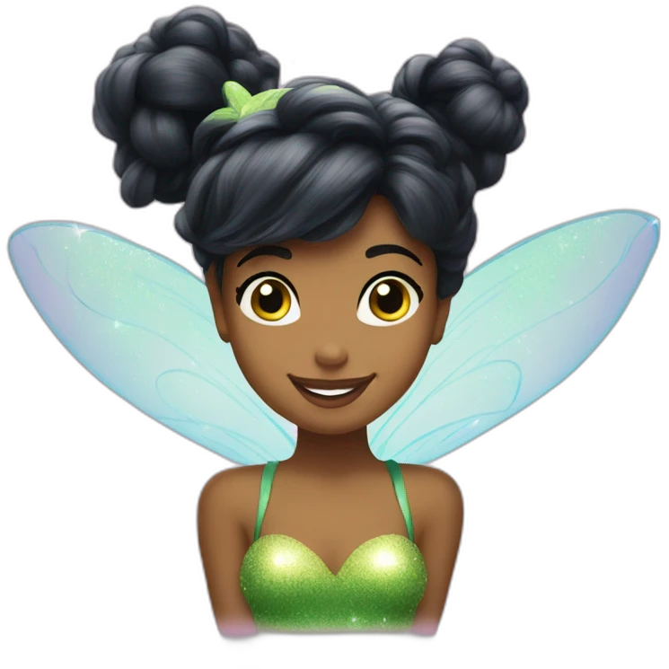 tinker bell e glitter emoji