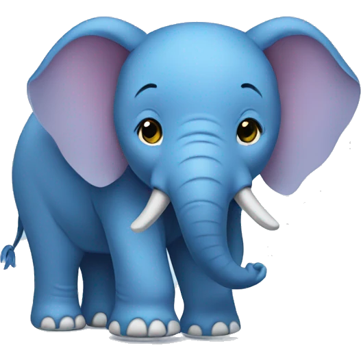 blue elephant emoji