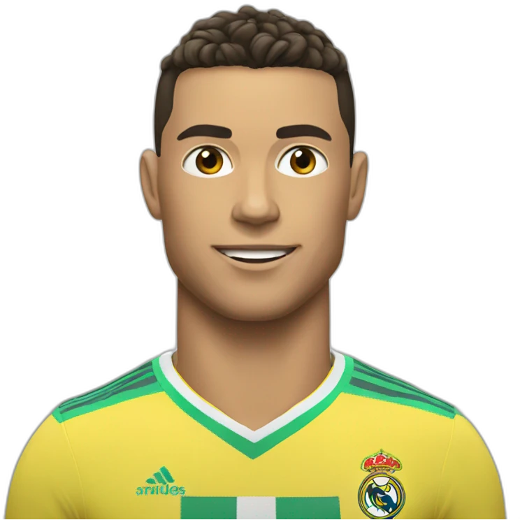 ronaldo qui fait chutt emoji