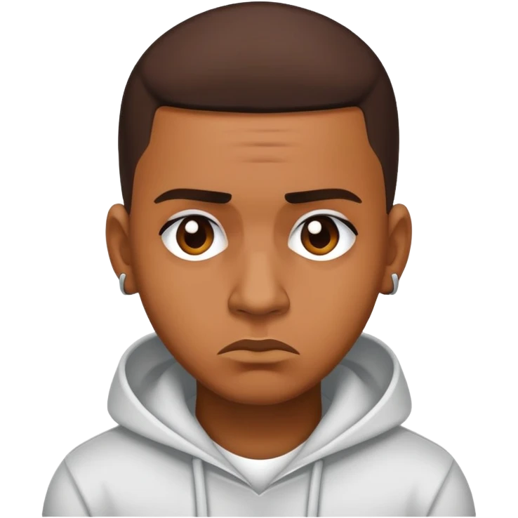 Sad and Stressed Reggaeton Music Singer emoji