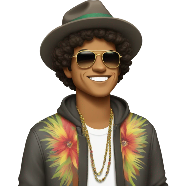 Hippie Bruno mars emoji