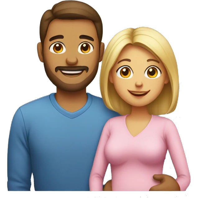 mom, dad, and baby emoji