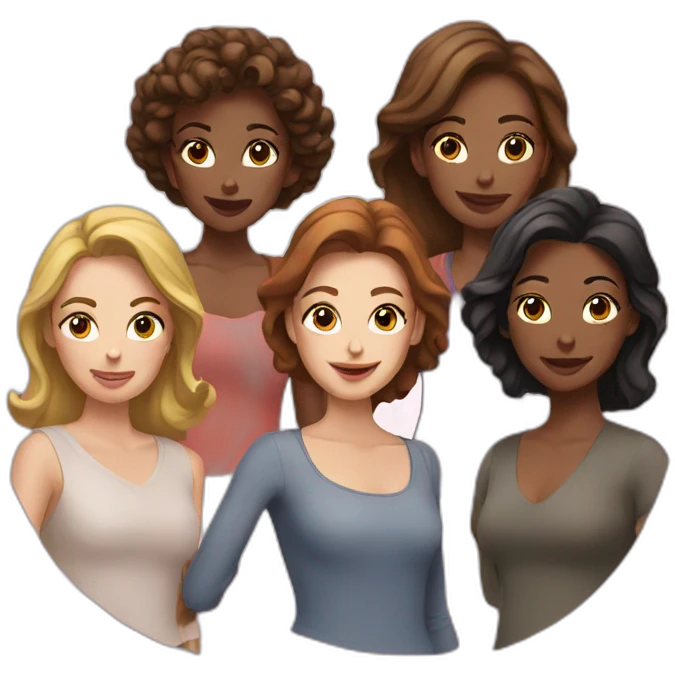 Five women emoji