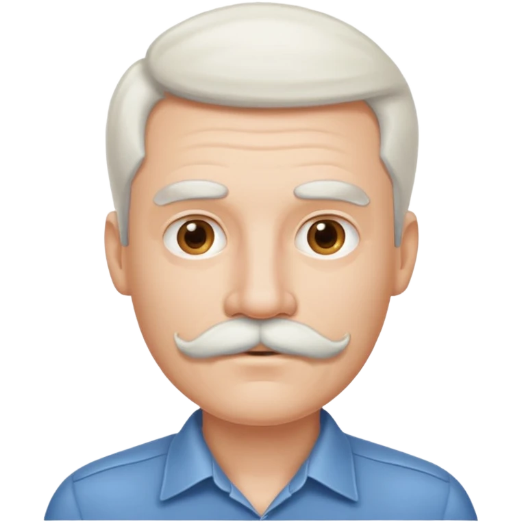 white moustachhe emoji
