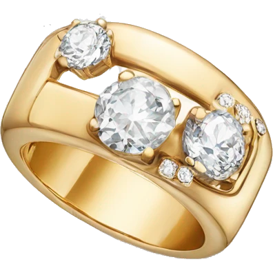 Cartier ring with diamond  emoji
