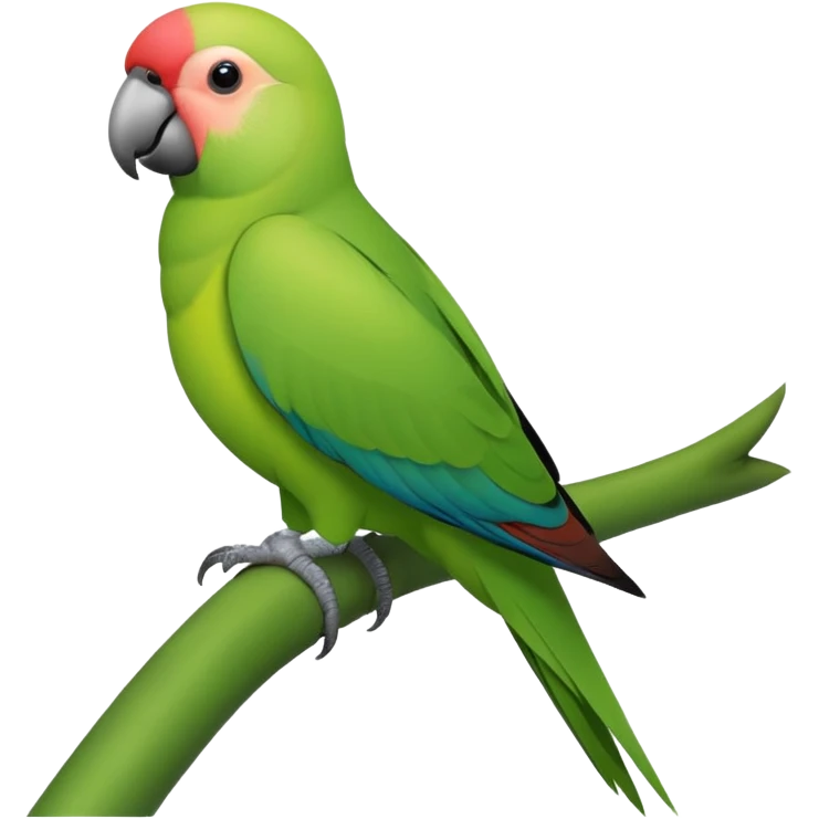 Indian ringneck parrot  emoji