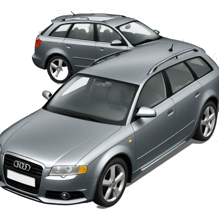 Audi a4 break 2006 grise  emoji