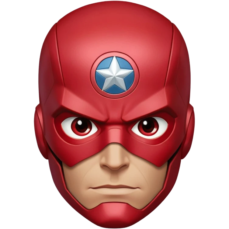 vision marvel red face from captain america: civil war emoji